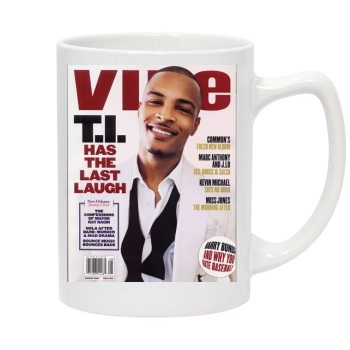 T.I. 14oz White Statesman Mug