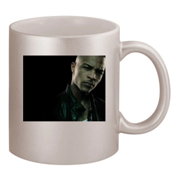 T.I. 11oz Metallic Silver Mug