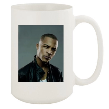 T.I. 15oz White Mug