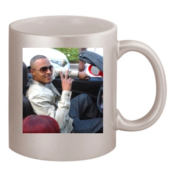 T.I. 11oz Metallic Silver Mug