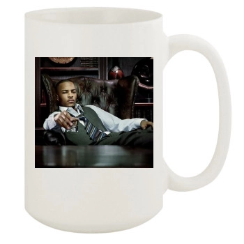 T.I. 15oz White Mug