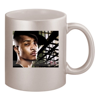 T.I. 11oz Metallic Silver Mug