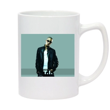 T.I. 14oz White Statesman Mug