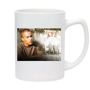 T.I. 14oz White Statesman Mug