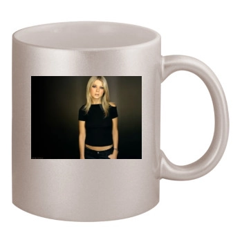 Tara Reid 11oz Metallic Silver Mug