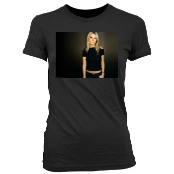 Tara Reid Women's Junior Cut Crewneck T-Shirt