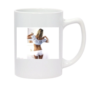 Tara Reid 14oz White Statesman Mug