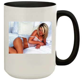 Tara Reid 15oz Colored Inner & Handle Mug