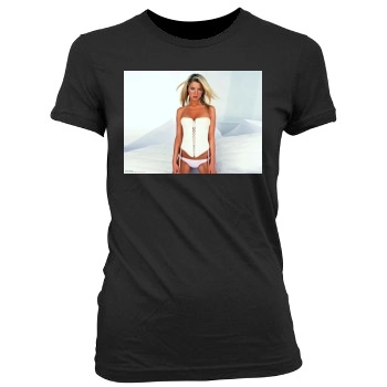 Tara Reid Women's Junior Cut Crewneck T-Shirt