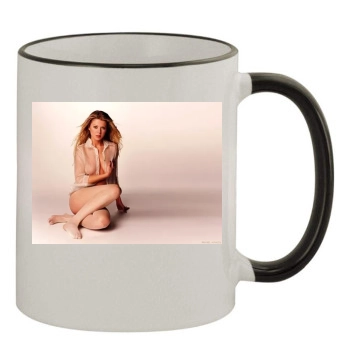 Tara Reid 11oz Colored Rim & Handle Mug