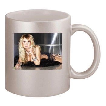 Tara Reid 11oz Metallic Silver Mug