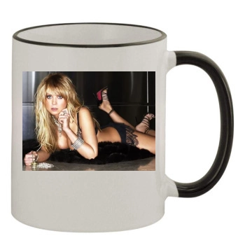 Tara Reid 11oz Colored Rim & Handle Mug