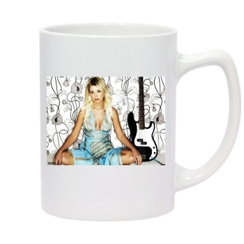 Tara Reid 14oz White Statesman Mug