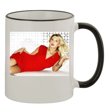 Tara Reid 11oz Colored Rim & Handle Mug