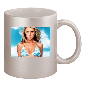 Tara Reid 11oz Metallic Silver Mug