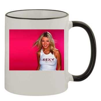 Tara Reid 11oz Colored Rim & Handle Mug