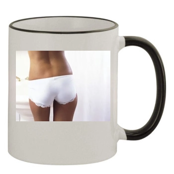 Tara Reid 11oz Colored Rim & Handle Mug