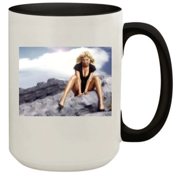 Tara Reid 15oz Colored Inner & Handle Mug