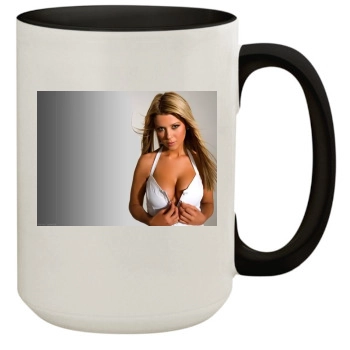 Tara Reid 15oz Colored Inner & Handle Mug