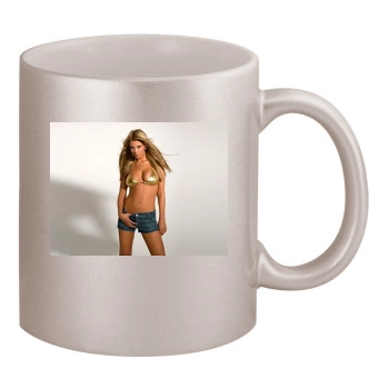 Tara Reid 11oz Metallic Silver Mug