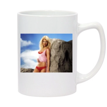 Tara Reid 14oz White Statesman Mug