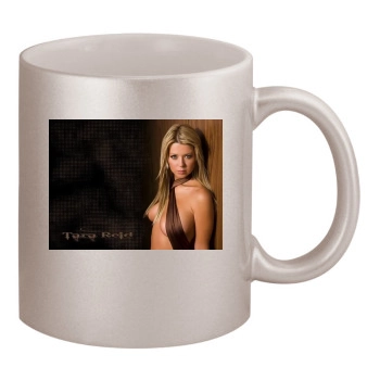 Tara Reid 11oz Metallic Silver Mug