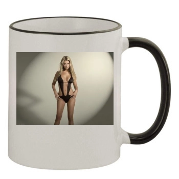 Tara Reid 11oz Colored Rim & Handle Mug