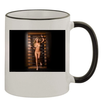 Tara Reid 11oz Colored Rim & Handle Mug