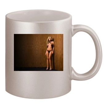 Tara Reid 11oz Metallic Silver Mug