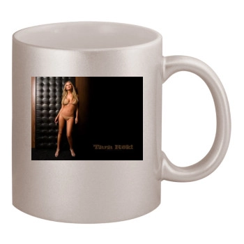 Tara Reid 11oz Metallic Silver Mug