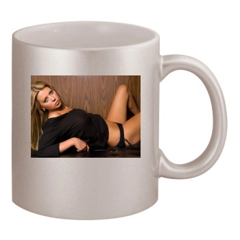 Tara Reid 11oz Metallic Silver Mug