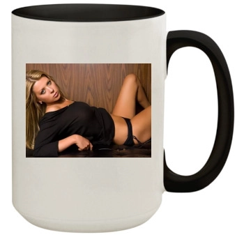 Tara Reid 15oz Colored Inner & Handle Mug