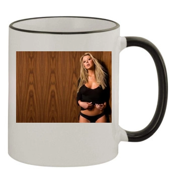 Tara Reid 11oz Colored Rim & Handle Mug