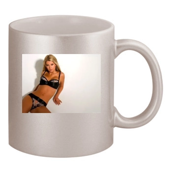 Tara Reid 11oz Metallic Silver Mug