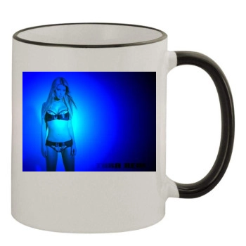 Tara Reid 11oz Colored Rim & Handle Mug