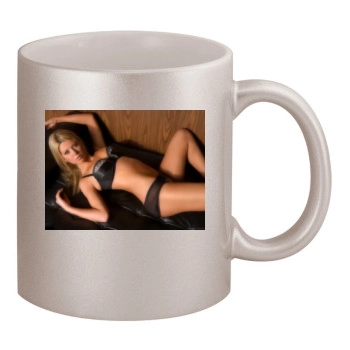 Tara Reid 11oz Metallic Silver Mug