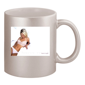 Tara Reid 11oz Metallic Silver Mug