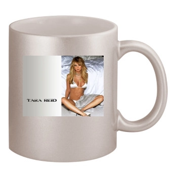 Tara Reid 11oz Metallic Silver Mug