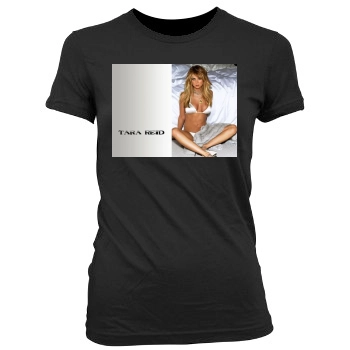 Tara Reid Women's Junior Cut Crewneck T-Shirt