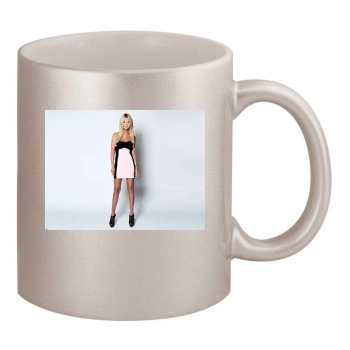 Tara Reid 11oz Metallic Silver Mug