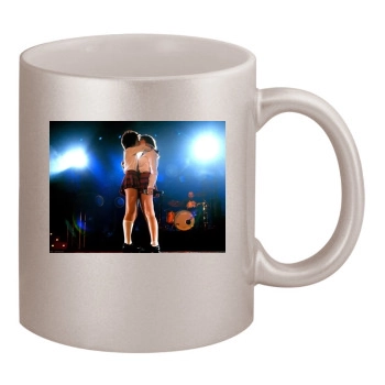 TATU 11oz Metallic Silver Mug