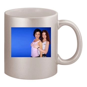 TATU 11oz Metallic Silver Mug