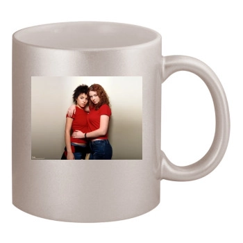 TATU 11oz Metallic Silver Mug