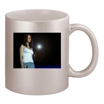 TATU 11oz Metallic Silver Mug