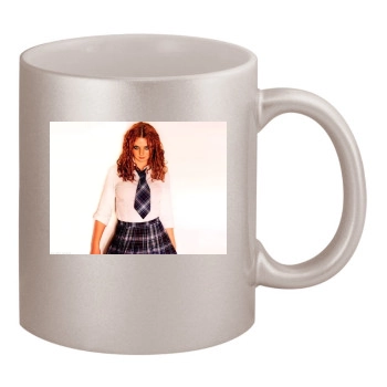 TATU 11oz Metallic Silver Mug