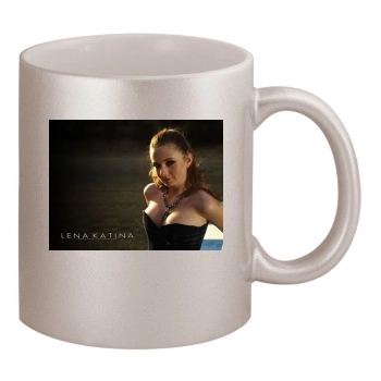 TATU 11oz Metallic Silver Mug