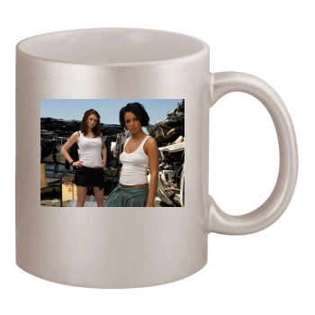 TATU 11oz Metallic Silver Mug