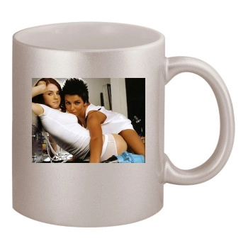 TATU 11oz Metallic Silver Mug