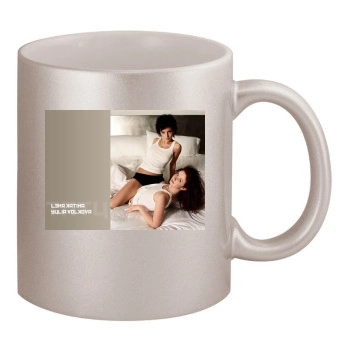 TATU 11oz Metallic Silver Mug