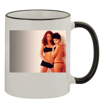 TATU 11oz Colored Rim & Handle Mug